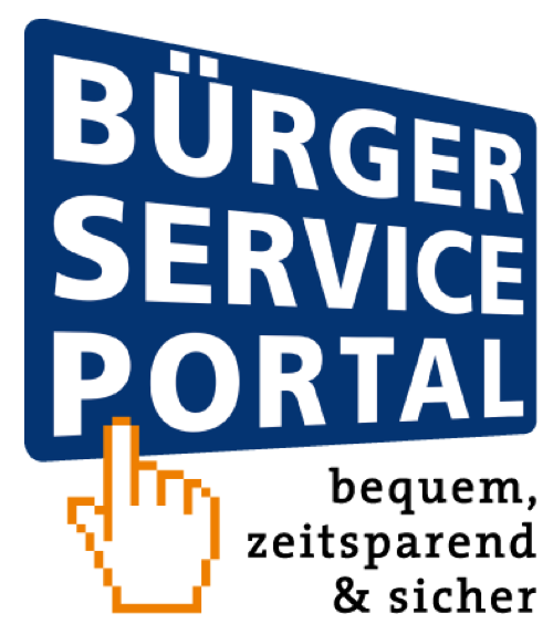 Logo Bürger Service Portal mit Link zum Bürger Service Portal.