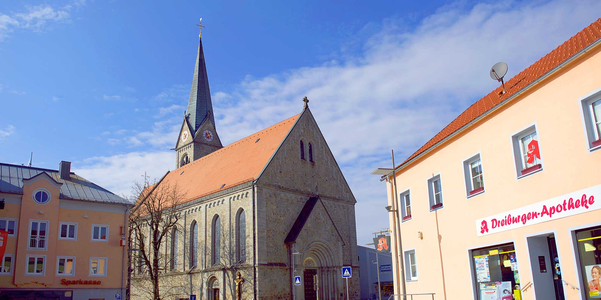 Die St. Vitus Kirche in Tittling