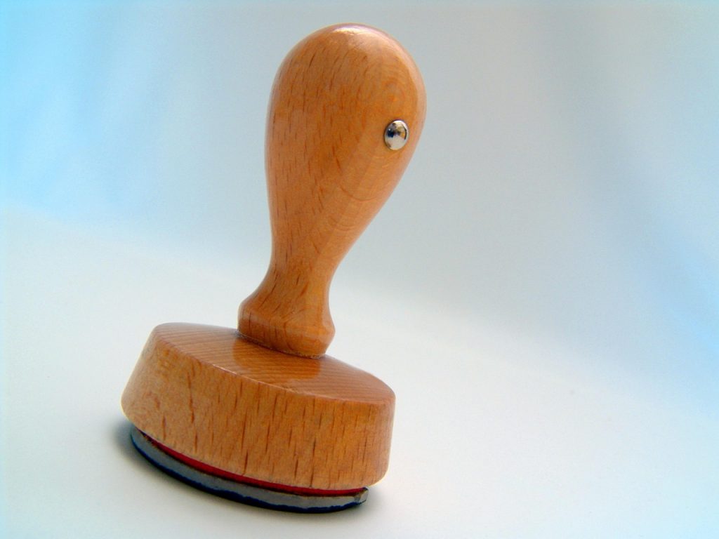 Bekanntmachungsstempel